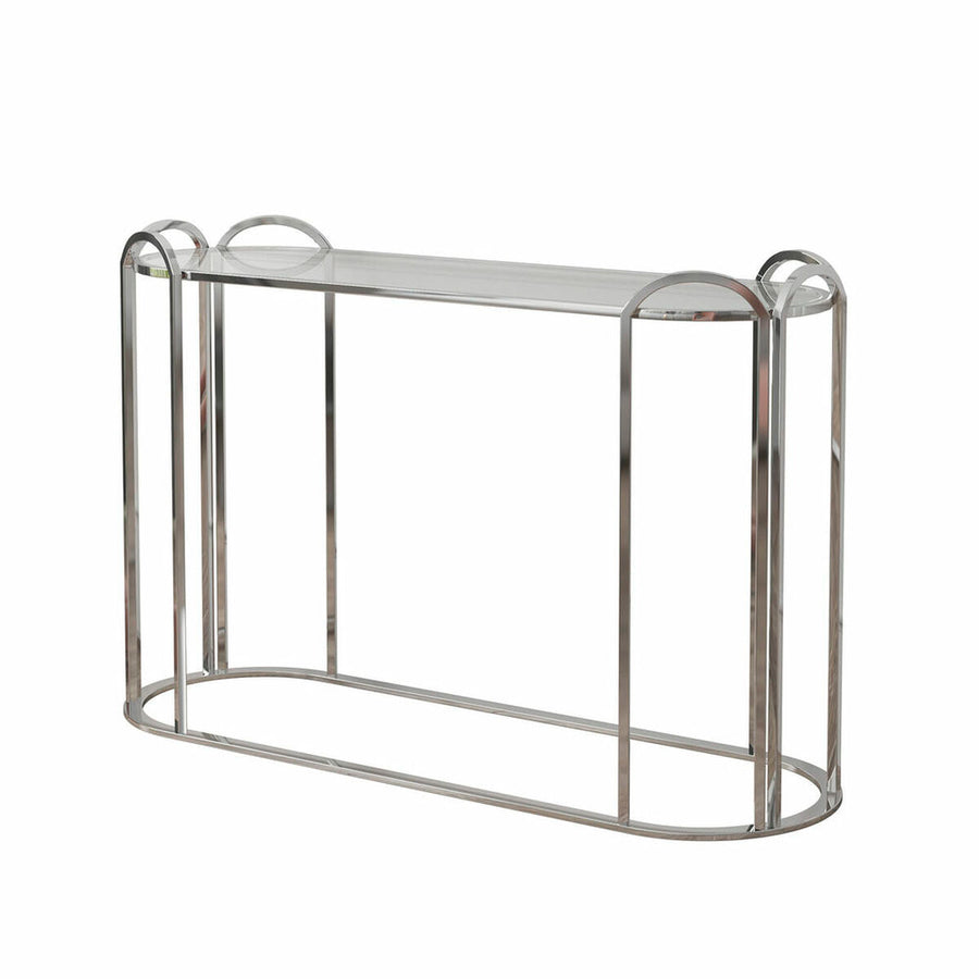 Console DKD Home Decor Silver Metal Crystal 115,5 x 36,5 x 78 cm