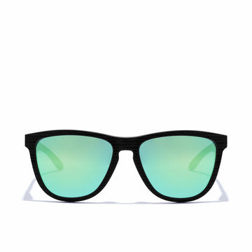 Polarised sunglasses Hawkers One Raw Carbon Fiber Black Emerald Green (Ø 55,7 mm)