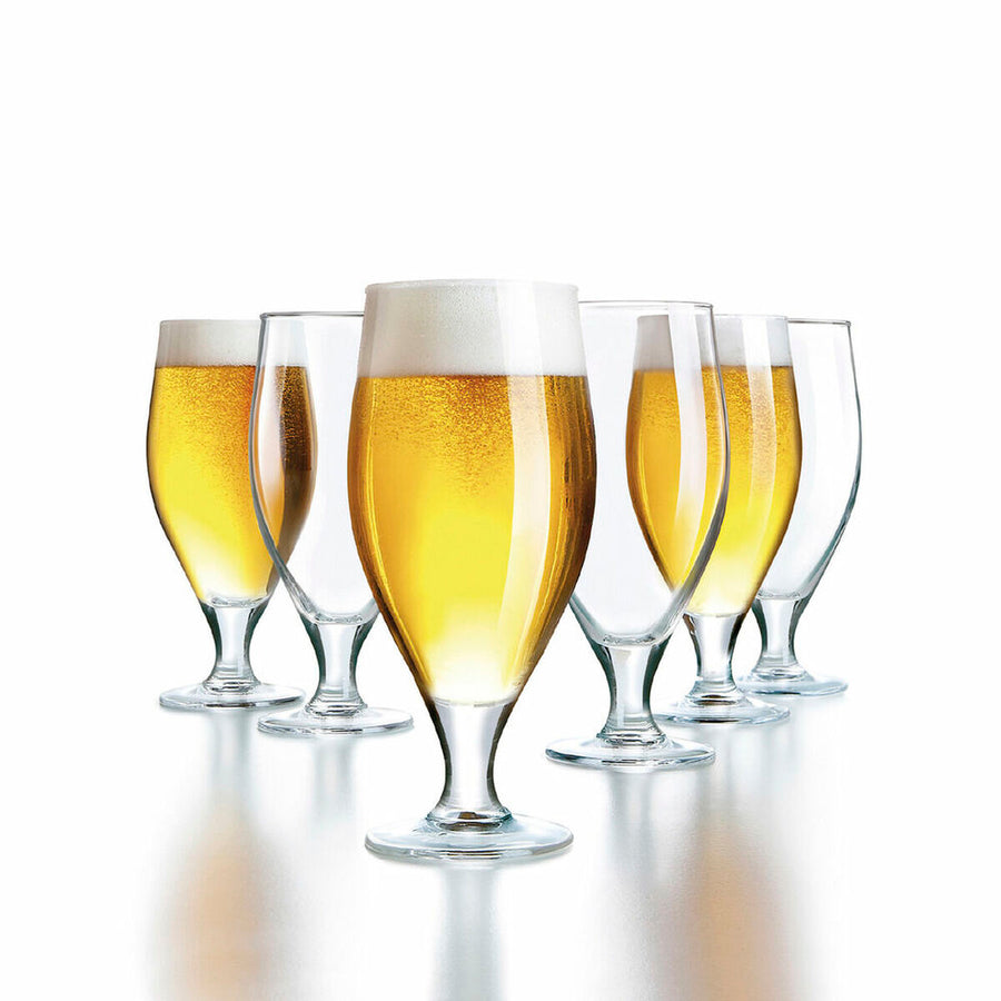 Beer Glass Arcoroc 07132 Transparent Glass 380 ml 6 Pieces