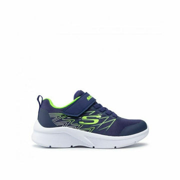 Running Shoes for Adults Skechers Lightweight Gore Strap Navy Blue