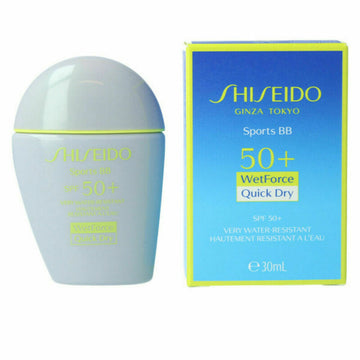 Hydrating Cream with Colour Sports BB Shiseido SPf 50+ Very Dark (30 ml)