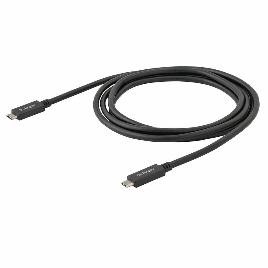 Cable USB C Startech USB315CC2M           (2 m) Black