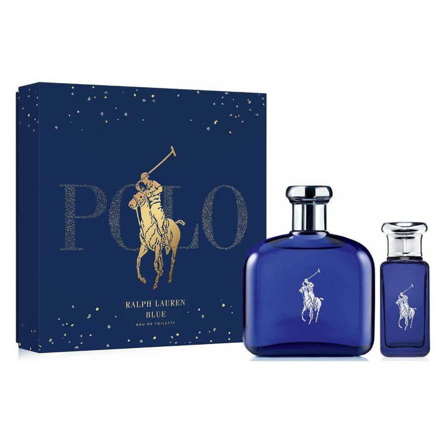 Men's Perfume Set Ralph Lauren Polo Blue EDT 2 Pieces