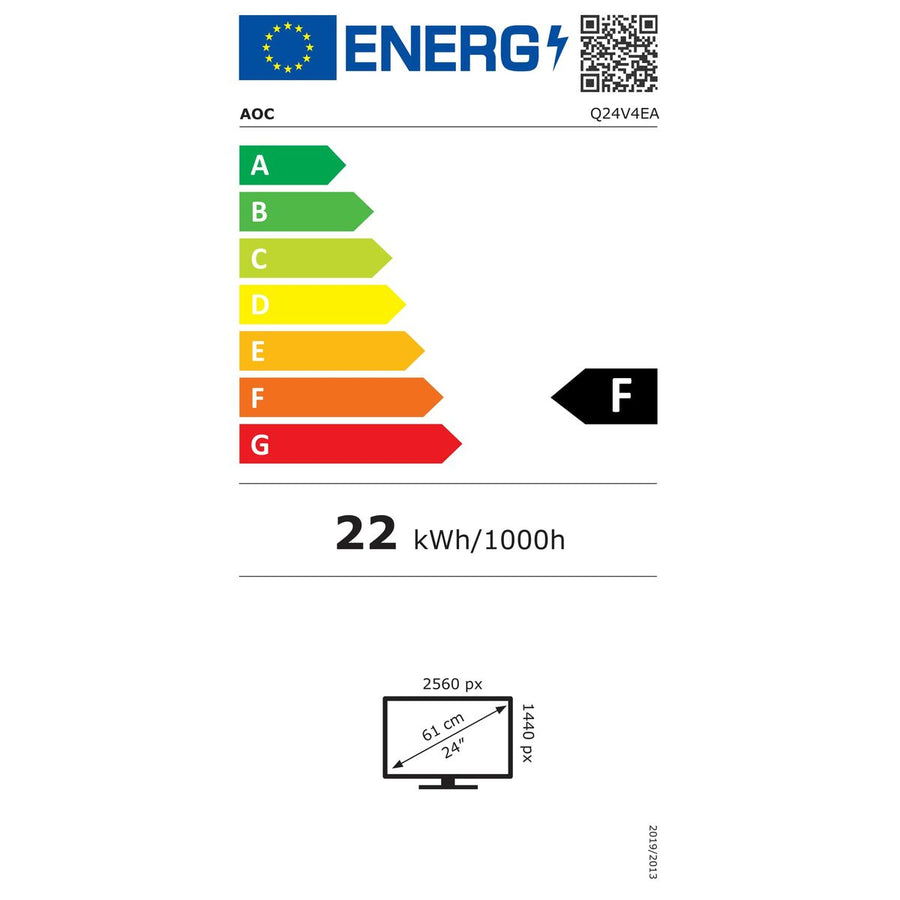 Monitor AOC Q24V4EA IPS LED 23,8