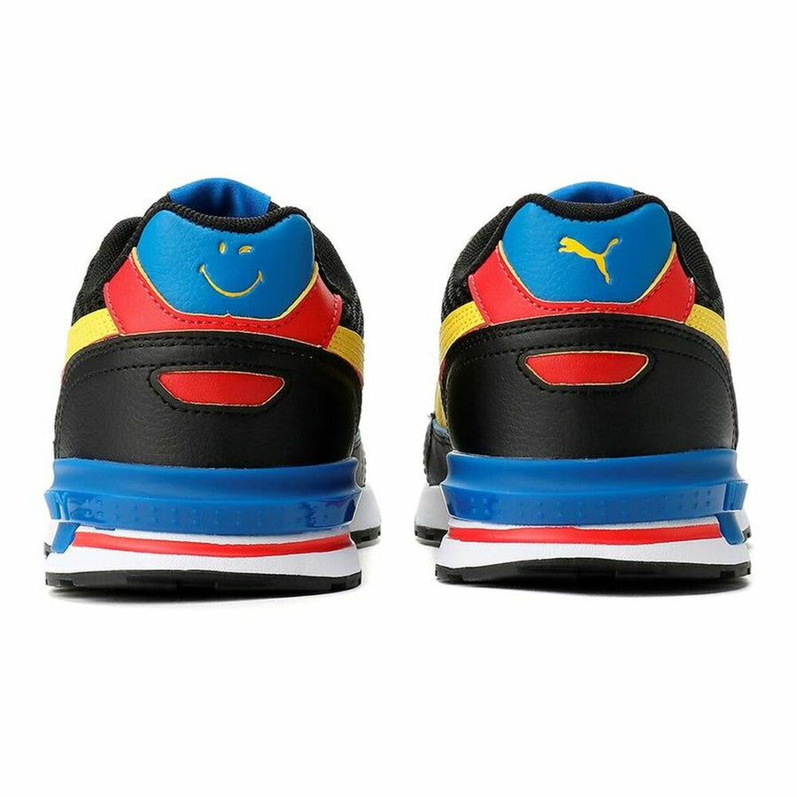 Sports Shoes for Kids Puma Graviton SMILEYWORLD Jr Black