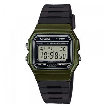 Unisex Watch Casio VINTAGE Black Green (Ø 35 mm)