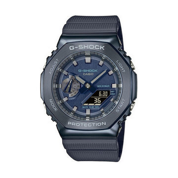 Men's Watch Casio G-Shock OAK METAL COVERED - Blue (Ø 44,5 mm) (Ø 45 mm)