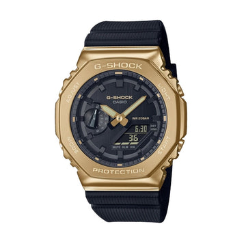 Unisex Watch Casio G-Shock OAK METAL COVERED - Gold Black (Ø 44,5 mm)