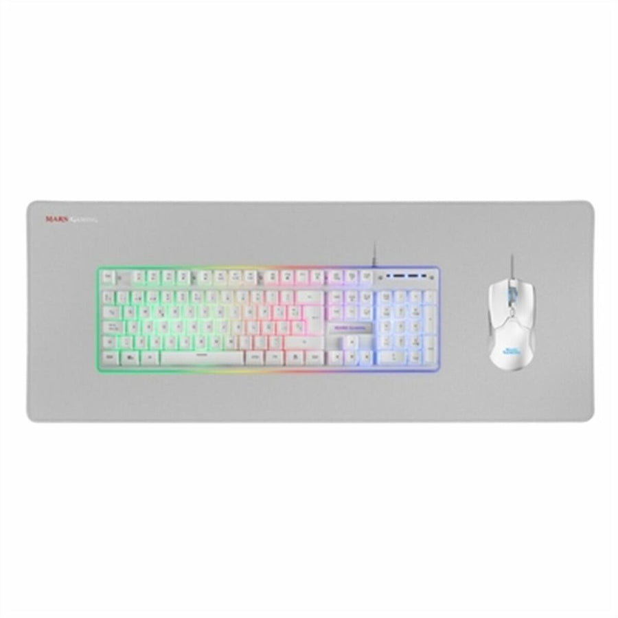Keyboard and Mouse Mars Gaming 3IN1 French