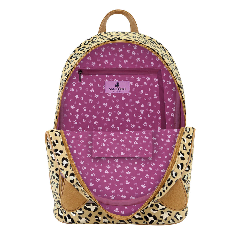 Casual Backpack Gorjuss Leopard (25,5 x 31 x 10 cm)