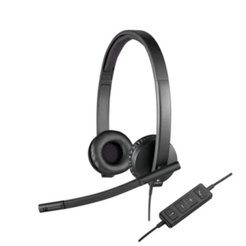 Headphones with Microphone Logitech 981-000575 Black Multicolour