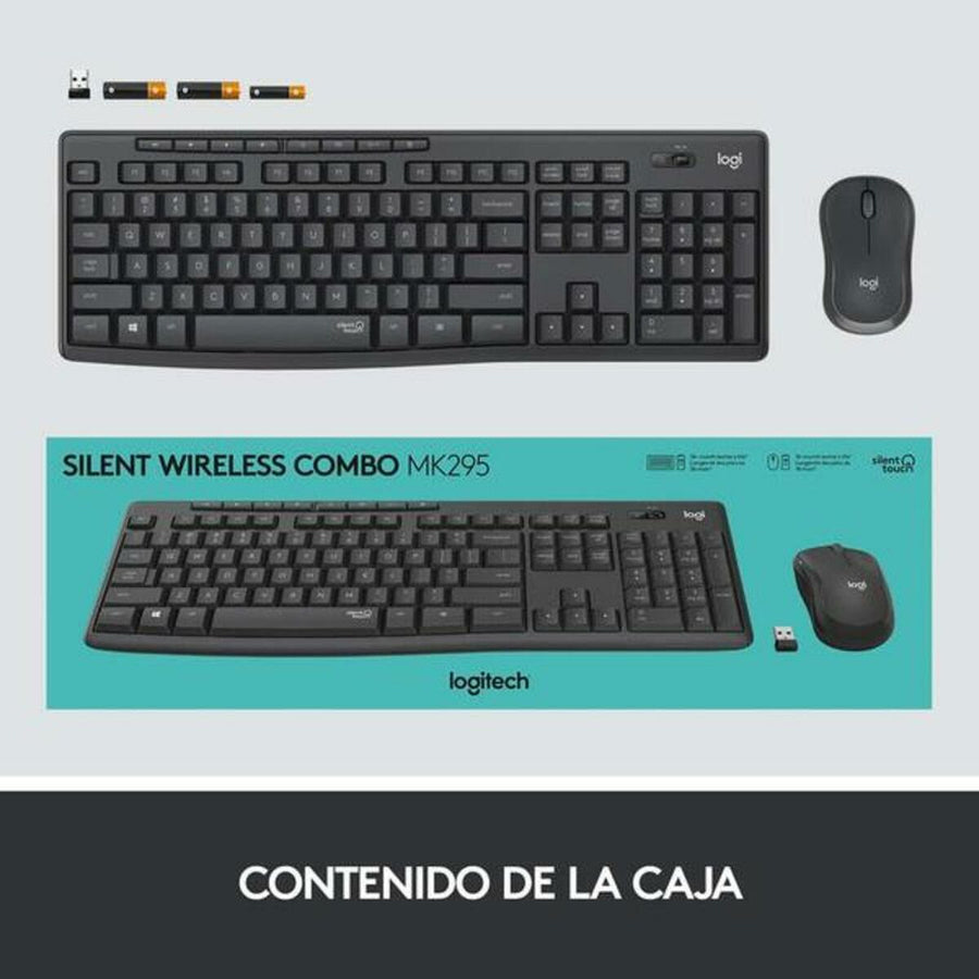 Keyboard and Mouse Logitech MK295