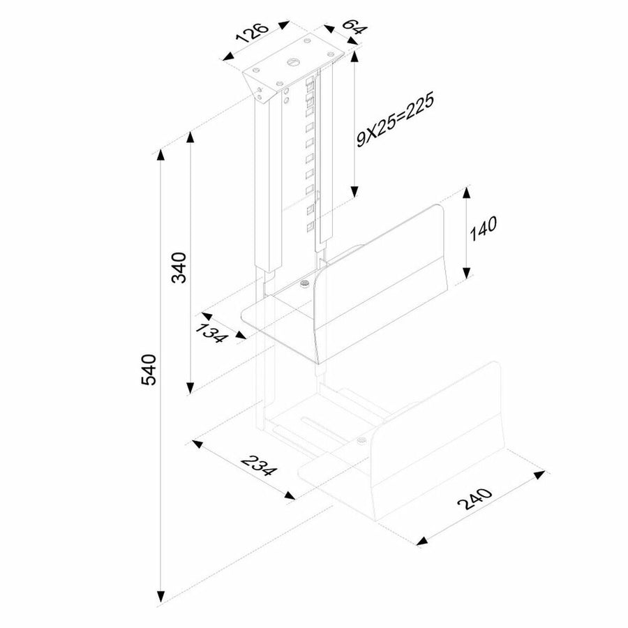 Holder Neomounts CPU-D200BLACK