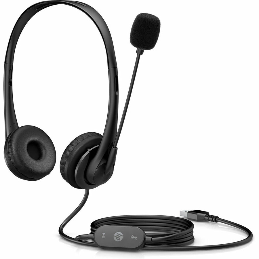 Headphones with Microphone HP 428K6AA Black
