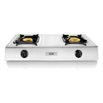 gas stove Haeger White Metal Stainless steel (110 mm / 90 mm)