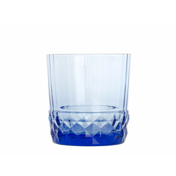 Set of glasses Bormioli Rocco America'20s Blue 6 Units Glass (370 ml)