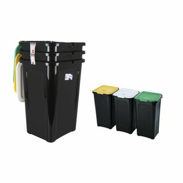 Recycling Waste Bin Tontarelli TON854 44 L (3 Units)