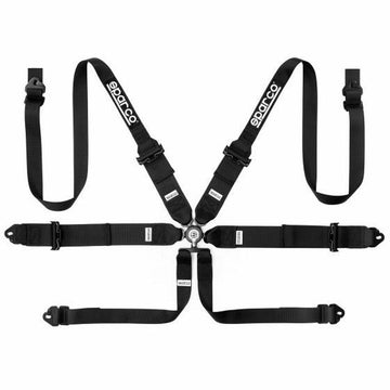Harness with 6 fastening points Sparco Black