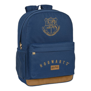 School Bag Harry Potter Magical Brown Navy Blue (32 x 43 x 14 cm)