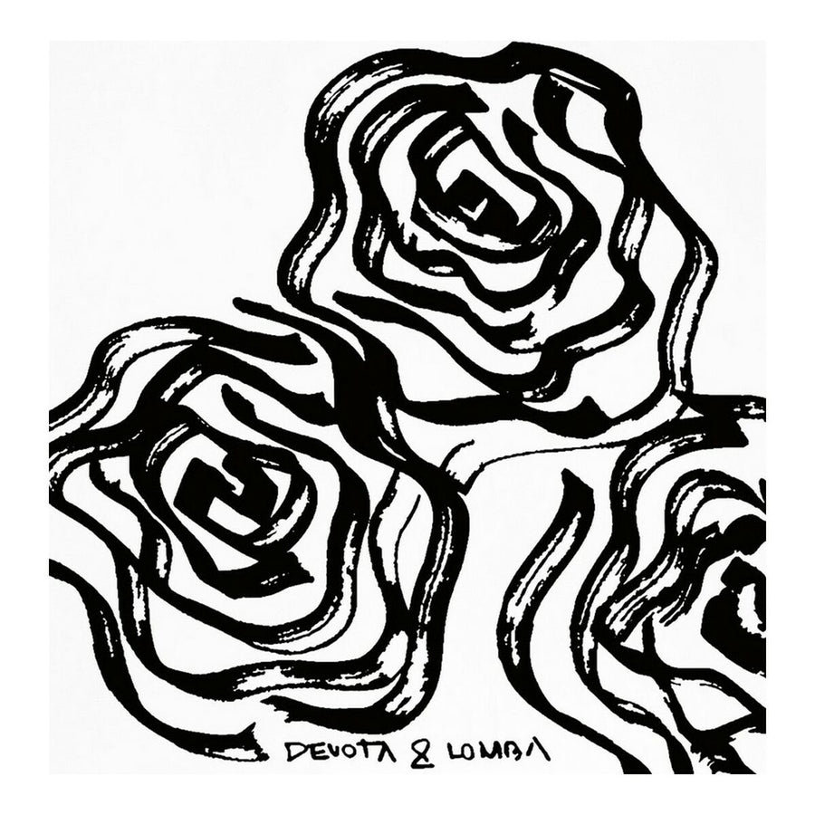 Cushion cover Devota & Lomba CBROSASPANEL-blanco/negro_180 270 x 260 cm
