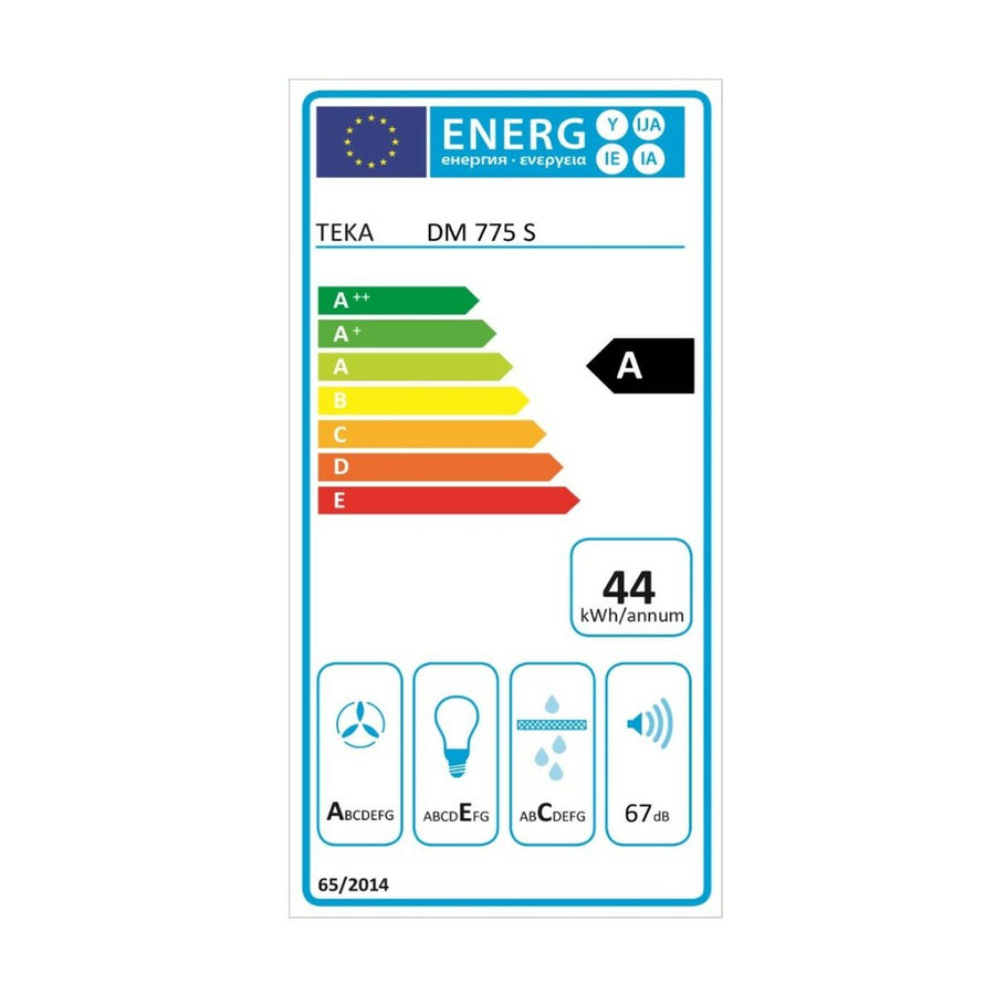 Conventional Hood Teka 40476221 70 cm 603 m3/h 67 dB 278W Steel