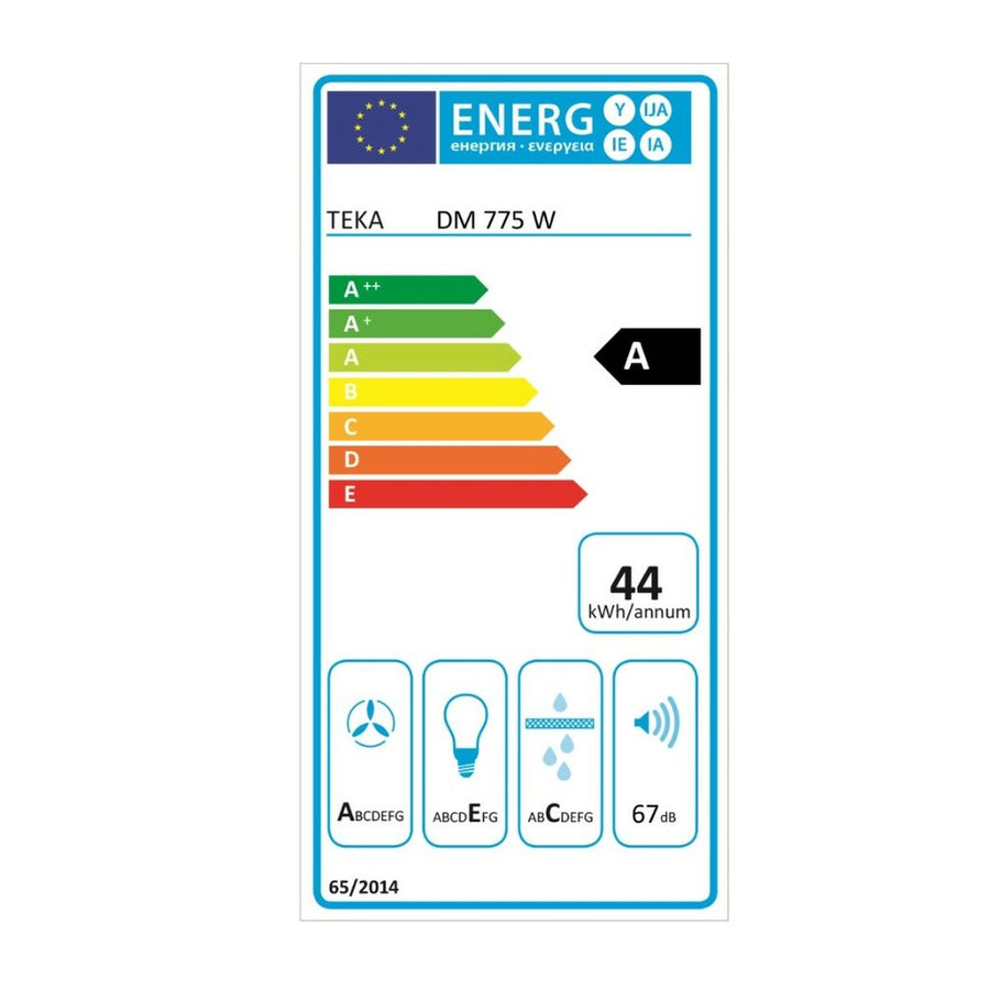 Conventional Hood Teka 40476231 70 cm 603 m3/h 67 dB 278W White