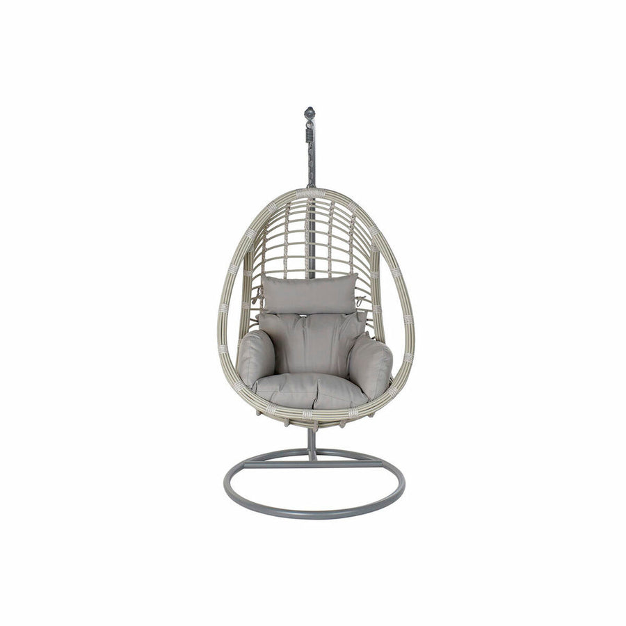Hanging garden armchair DKD Home Decor Grey Multicolour Aluminium synthetic rattan 90 x 70 x 110 cm