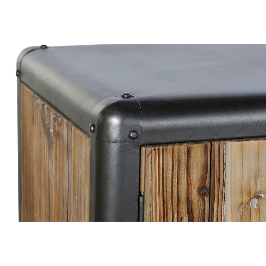 Sideboard DKD Home Decor MB-171204 144 x 45 x 75 cm Fir Natural Metal Light grey