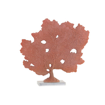 Decorative Figure DKD Home Decor Coral Resin Marble (43 x 8 x 39 cm)