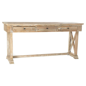 Console DKD Home Decor MB-172724 184,5 x 48 x 86 cm White Light brown Pinewood