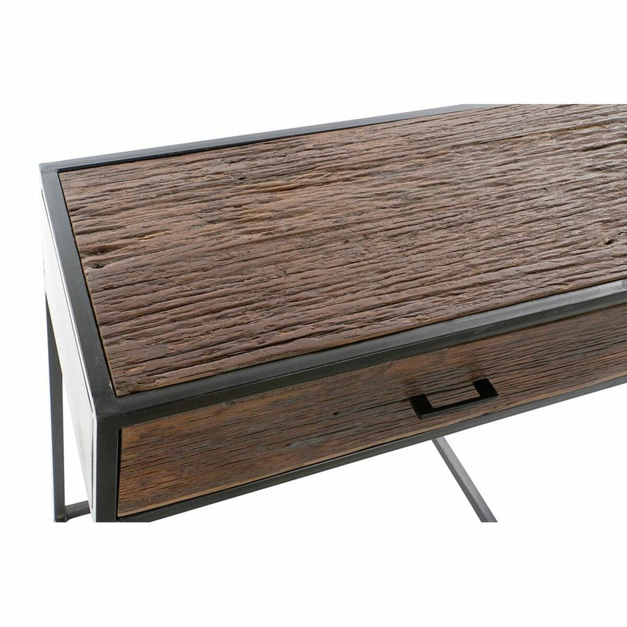Console DKD Home Decor 8424001772179 Black Multicolour Natural Dark brown Metal Recycled Wood Mango wood 150 x 43 x 77 cm