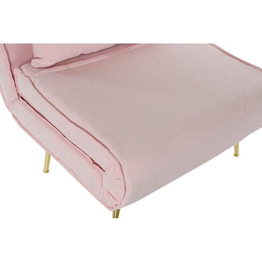 Sofabed DKD Home Decor 8424001799510 Multicolour Light Pink Metal Modern Scandi 90 x 90 x 84 cm
