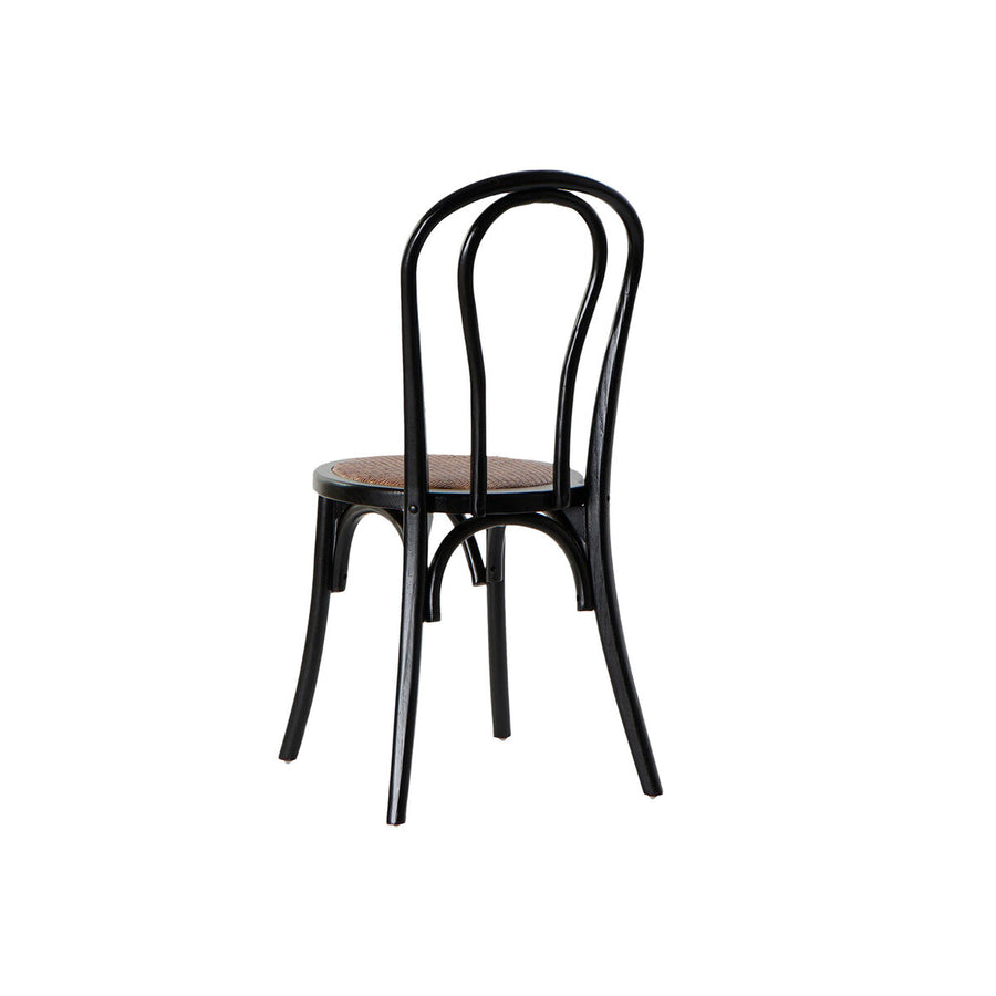 Dining Chair DKD Home Decor Black Multicolour 43 x 44 x 89 cm