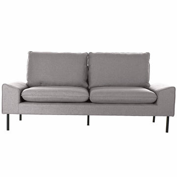 Sofa DKD Home Decor Grey Polyester Metal (200 x 84 x 84 cm)