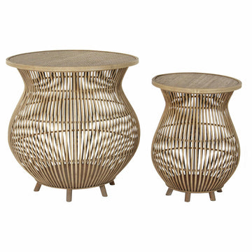 Side table DKD Home Decor Natural 61 x 61 x 64 cm