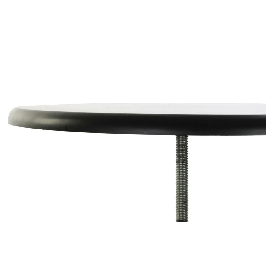 Side table DKD Home Decor 8424001831456 60 x 60 x 105 cm Natural Black Metal Wood
