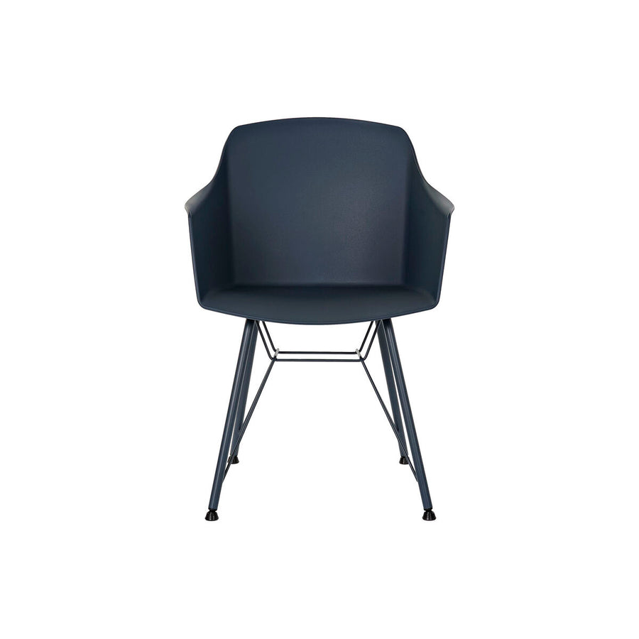 Chair DKD Home Decor Blue Black Navy Blue 56 x 53 x 81 cm 56 x 51 x 81,5 cm