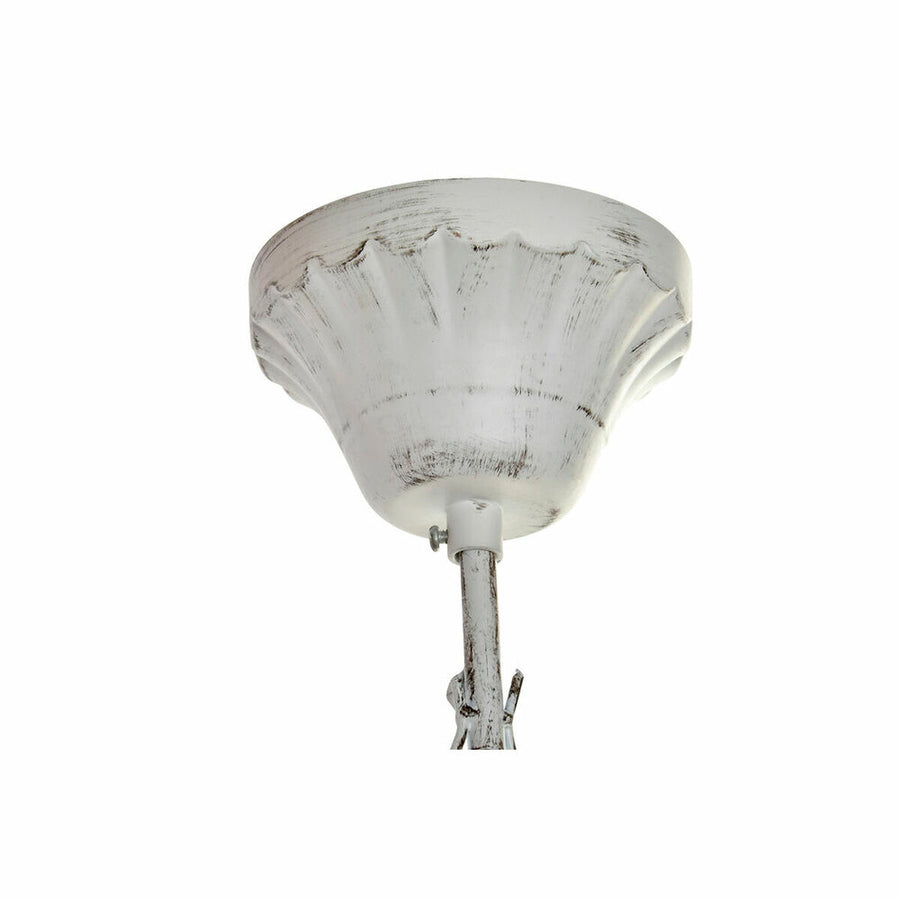 Ceiling Light DKD Home Decor White Metal Plastic 40 W Romantic Stripped 220 V 70 x 70 x 63 cm