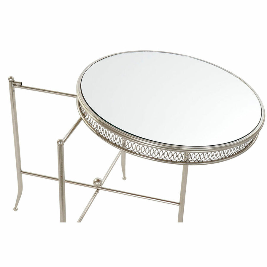 Side table DKD Home Decor Silver Metal Mirror 56 x 56 x 56 cm