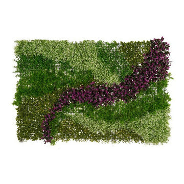 Vertical Garden Kit Flowers 100 x 5 x 150 cm Purple Green Plastic
