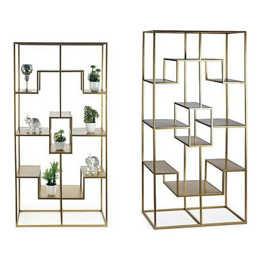 Shelves BIG-S3605004 Golden Metal 45 x 200 x 100 cm