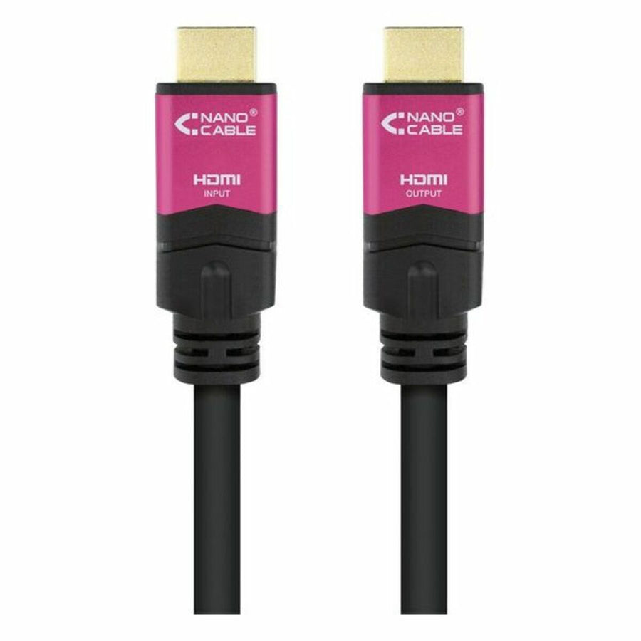 HDMI Cable NANOCABLE 10.15.3725 4K HDR 25 m Black