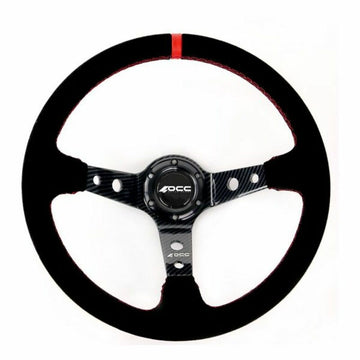 Racing Steering Wheel OCC Motorsport Black Black/Red Red/Black Ø 35 cm