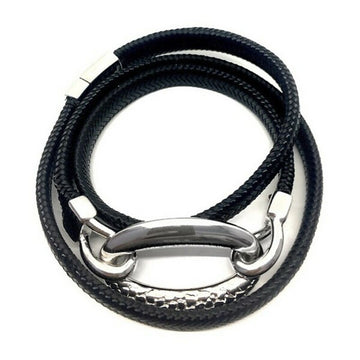 Ladies'Bracelet Panarea BR3GN Black Silver (52 cm)