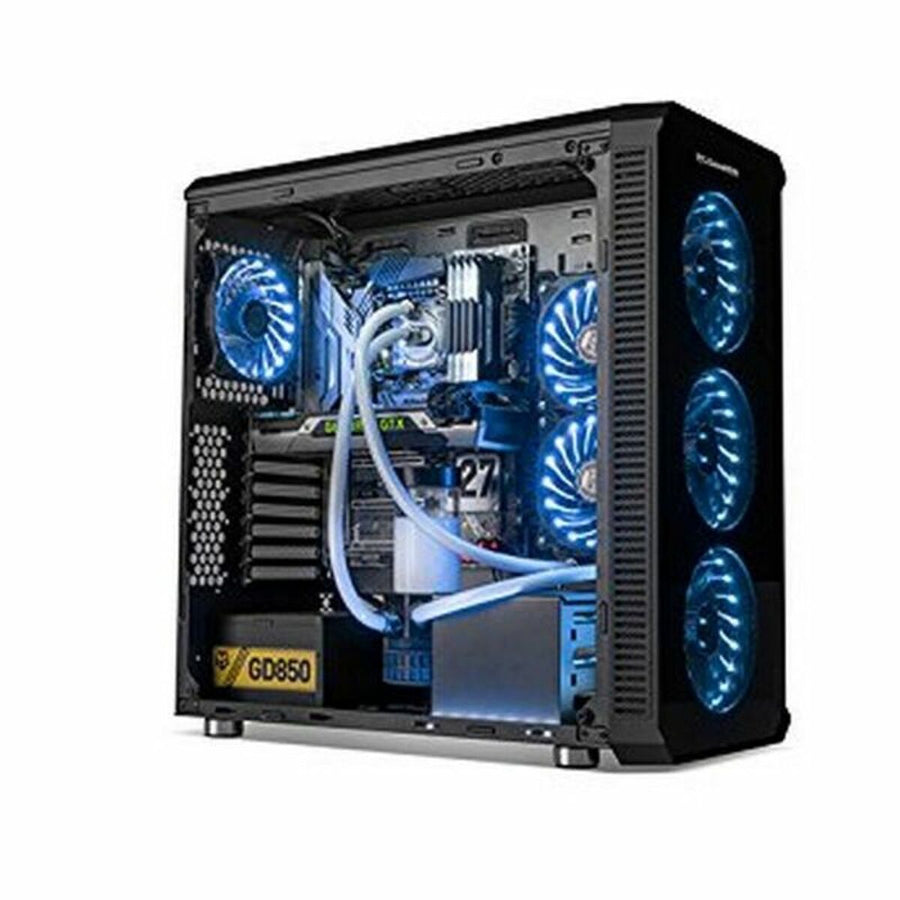 ATX Semi-tower Box Nox NXHUMMERTGX RGB Black