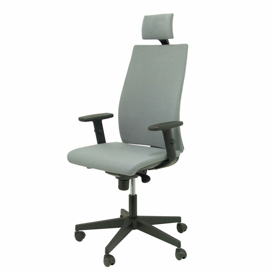 Office Chair with Headrest Almendros P&C B201RFC Grey
