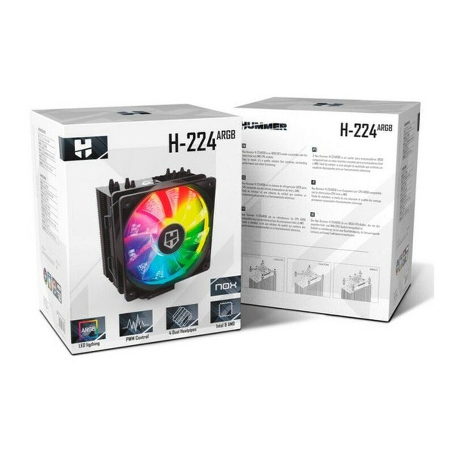 Box Ventilator Gaming NOX H-224 Ø 12 cm RGB