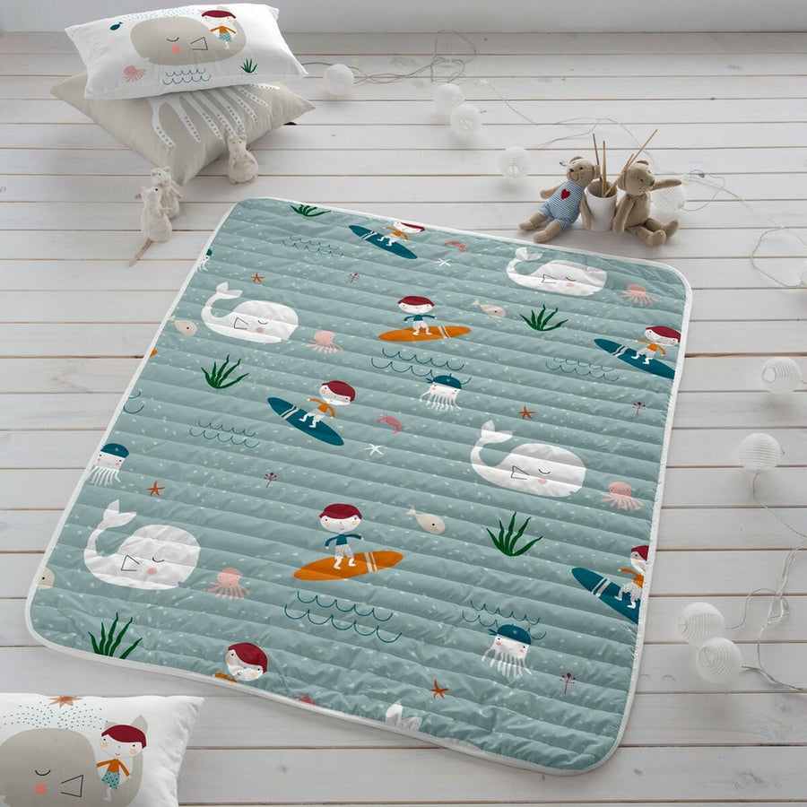 Bedspread (quilt) Haciendo el Indio Surf Reversible 100 x 130 cm