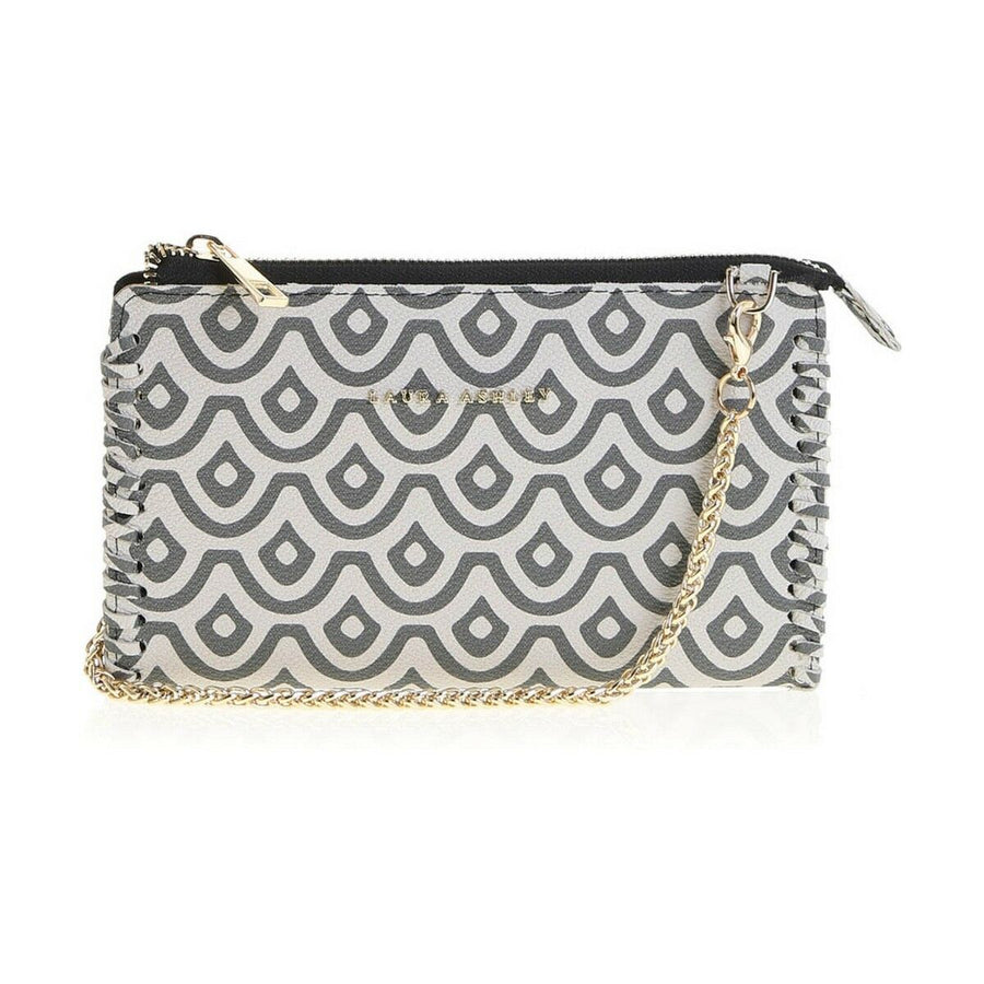 Women's Purse Laura Ashley A35-C03-MONOGRAM-WHITE-BLACK