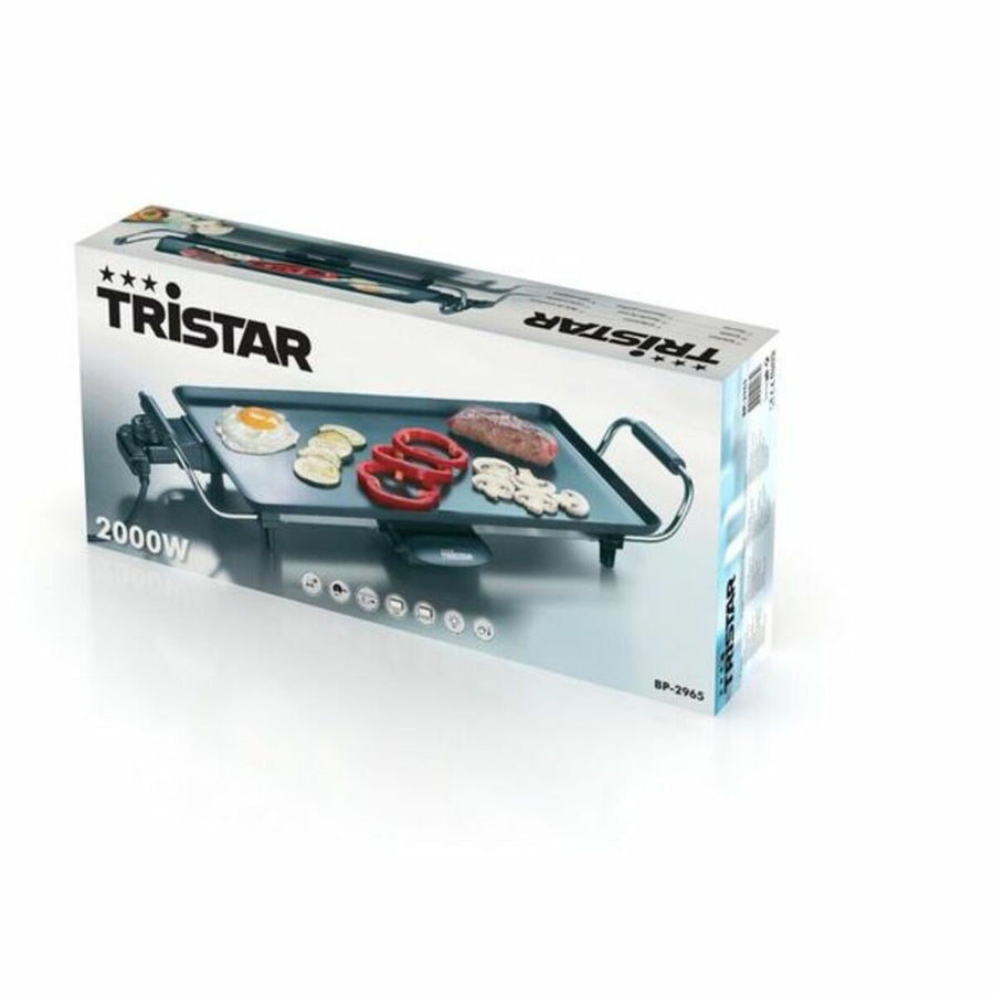 Flat grill plate Tristar BP-2965 2000W Black 2000W 2000 W